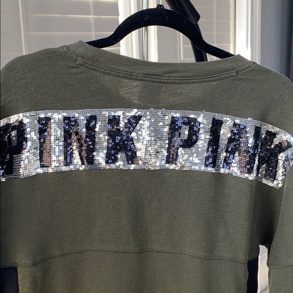 PINK Jersey type long sleeve tee - Picture 7 of 7